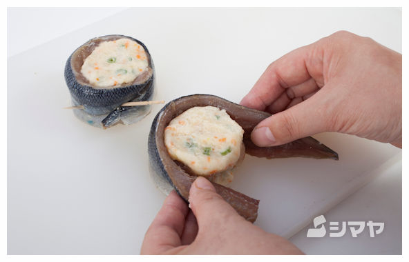 さんまのサラダ焼き ポイント写真2
